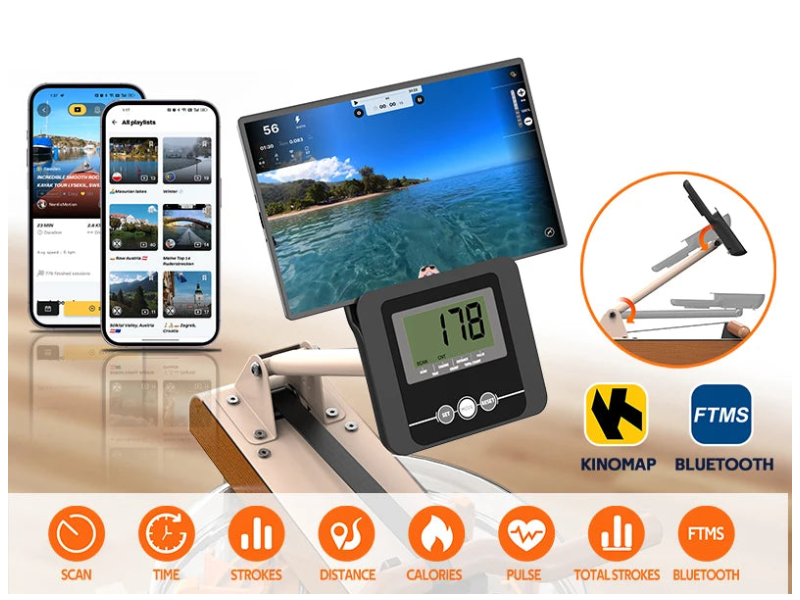 Moniteur LCD pivotant 180° — lisible debout ou en rame