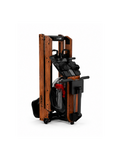Rameur à eau pliable bois FSC GymBpm Timber — rangement vertical 0,28 m²