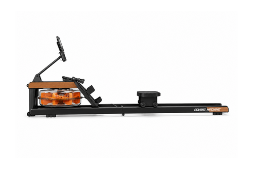 Rameur à Eau Pliable GymBpm Aqua — Bluetooth FTMS · Kinomap · Châssis Inox · 160 kg