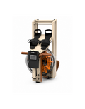 Rameur à Eau Pliable GymBpm Pivot — Moniteur Pivotant 180° · Siège 3D · 160 kg