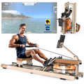 Rameur à Eau Pliable GymBpm Pivot — Moniteur Pivotant 180° · Siège 3D · 160 kg