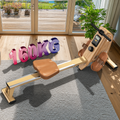 Rameur Magnétique Bois FSC GymBpm Nativo — Bluetooth FTMS · Kinomap · 160 kg