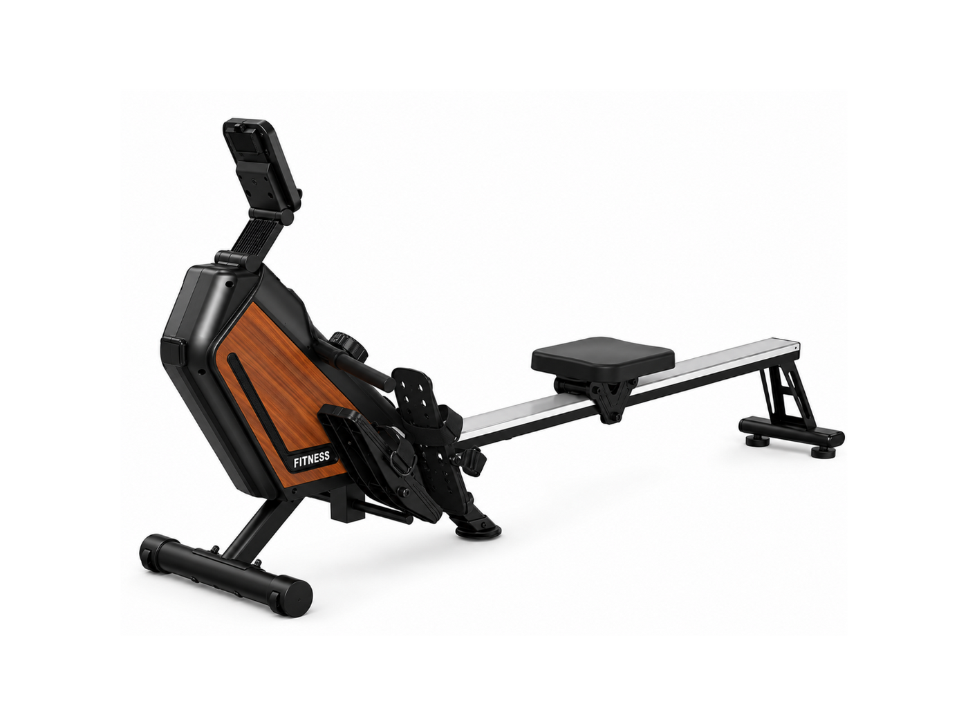 Rameur Magnétique Pliable GymBpm Silencio — Volant 30 kg · 16 Niveaux · Silencieux
